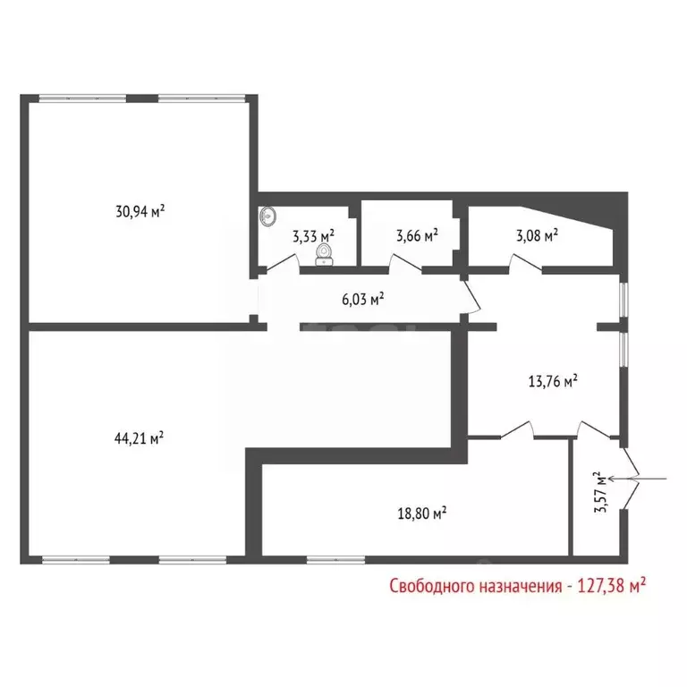 Помещение свободного назначения в Свердловская область, Екатеринбург ... - Фото 2
