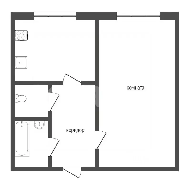 1-к кв. Ярославская область, Ярославль ул. Сахарова, 5к2 (33.1 м) - Фото 1