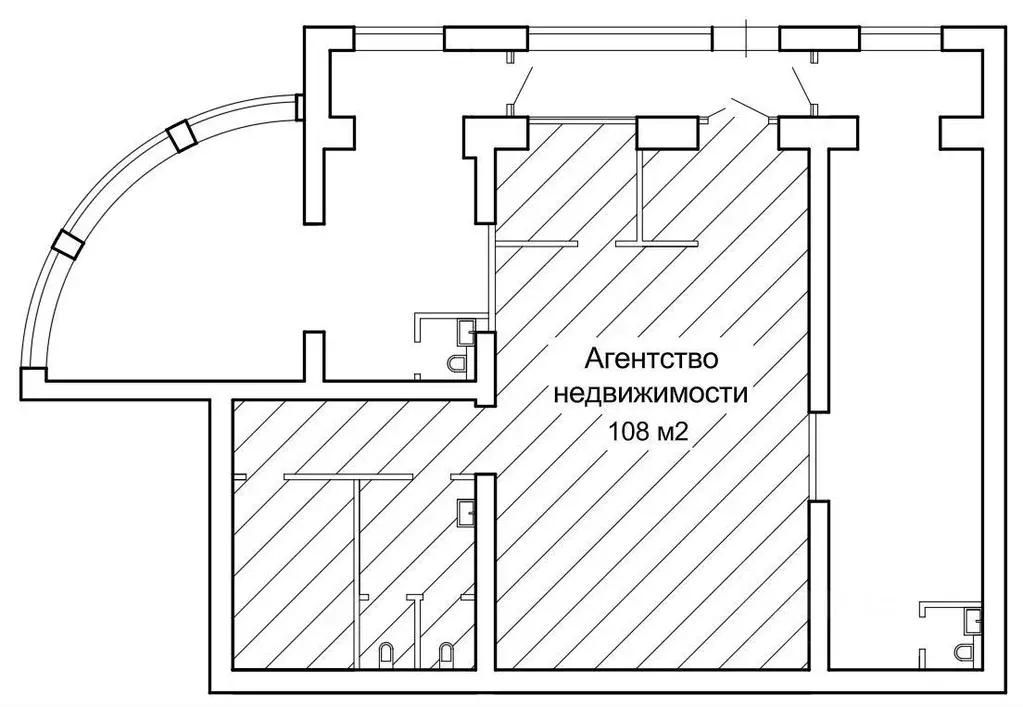 Офис в Тюменская область, Тюмень ул. Малыгина, 59 (108 м) - Фото 0