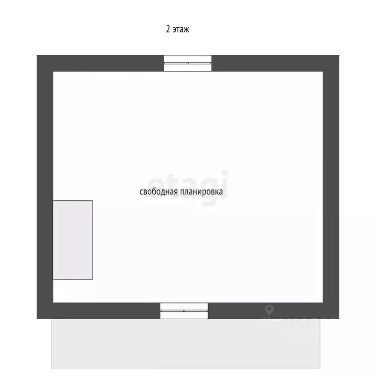 Дом в Томская область, Шегарский район, д. Кулманы  (87 м) - Фото 1