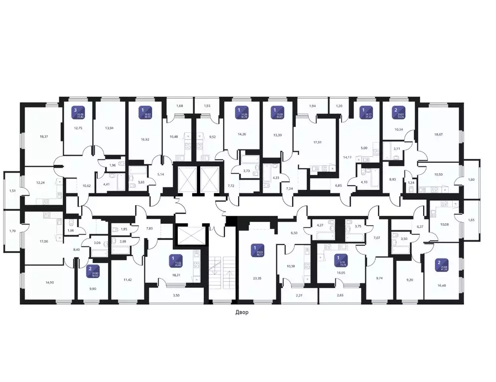 1-к кв. Башкортостан, Уфа Черниковка жилрайон, ВАЗ мкр, Черника жилой ... - Фото 2