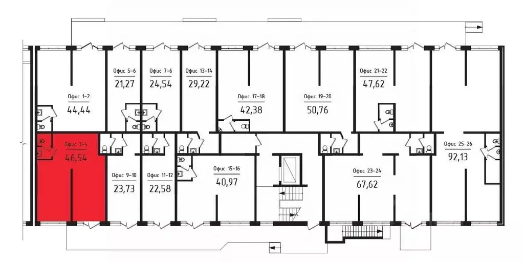 Офис в Адыгея, Майкоп Степная ул. (47 м) - Фото 2