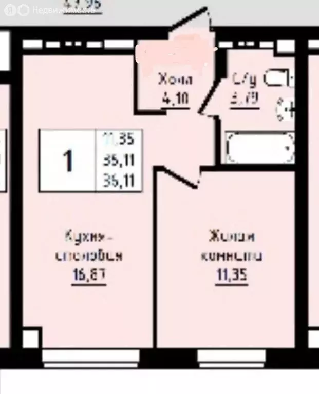 1-комнатная квартира: Екатеринбург, улица Чемпионов, 15 (36.4 м) - Фото 0