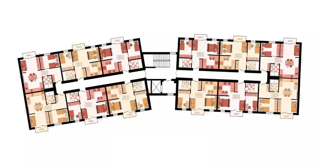 2-к кв. Приморский край, Владивосток Главная ул. (44.4 м) - Фото 2