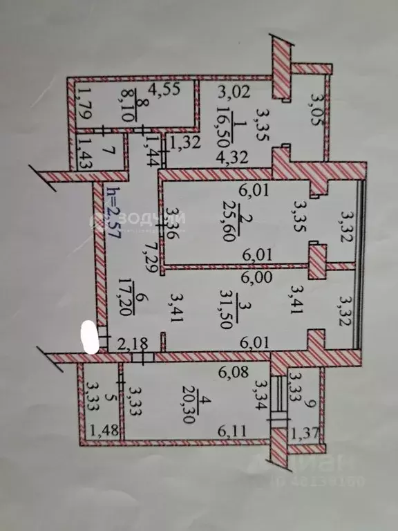 3-к кв. Чувашия, Чебоксары просп. Максима Горького, 34/2 (129.1 м) - Фото 1