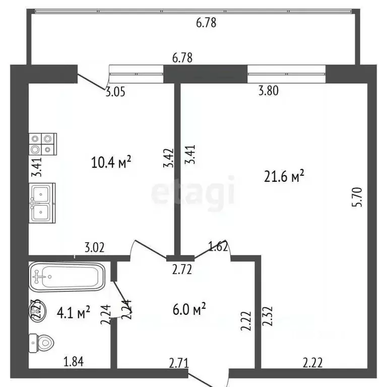 1-к кв. Мордовия, Саранск Севастопольская ул., 19 (38.6 м) - Фото 2