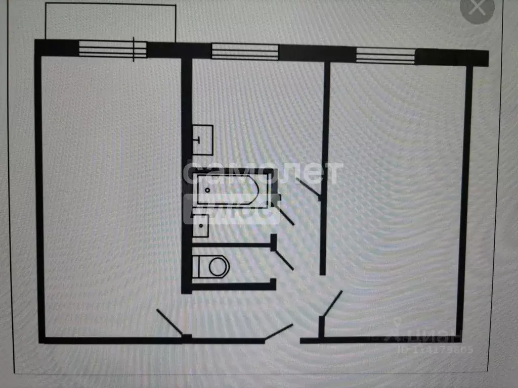 2-к кв. Челябинская область, Златоуст 3-й микрорайон проспекта имени ... - Фото 1