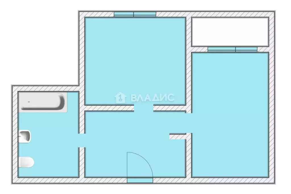 1-комнатная квартира: Тобольск, улица Семёна Ремезова, 110к2 (36.6 м) - Фото 0