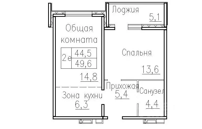 2-к кв. Новосибирская область, Новосибирский район, Мичуринский ... - Фото 0
