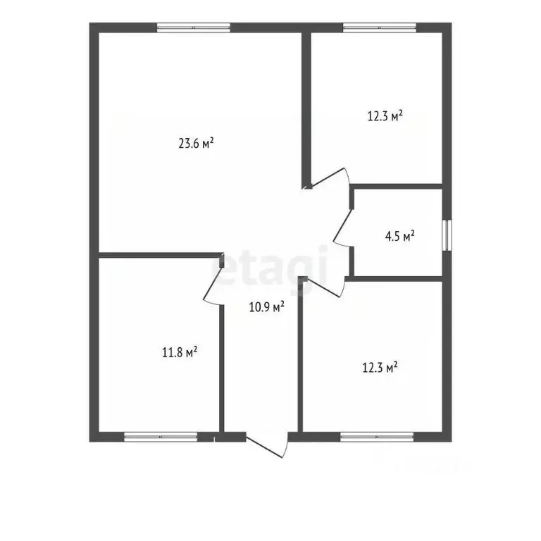 Дом в Воронежская область, Новоусманский район, с. Бабяково ул. ... - Фото 2