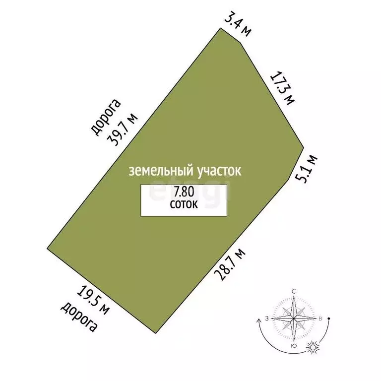 Участок в Новое Каширово, улица Ахмадиева (7.8 м) - Фото 1