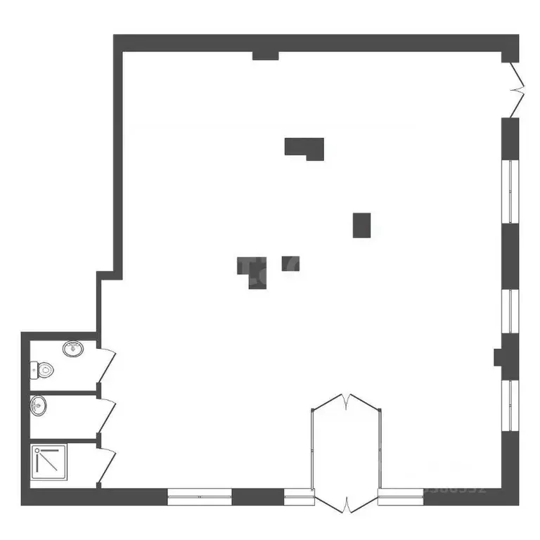 Помещение свободного назначения в Красноярский край, Красноярск ул. ... - Фото 1