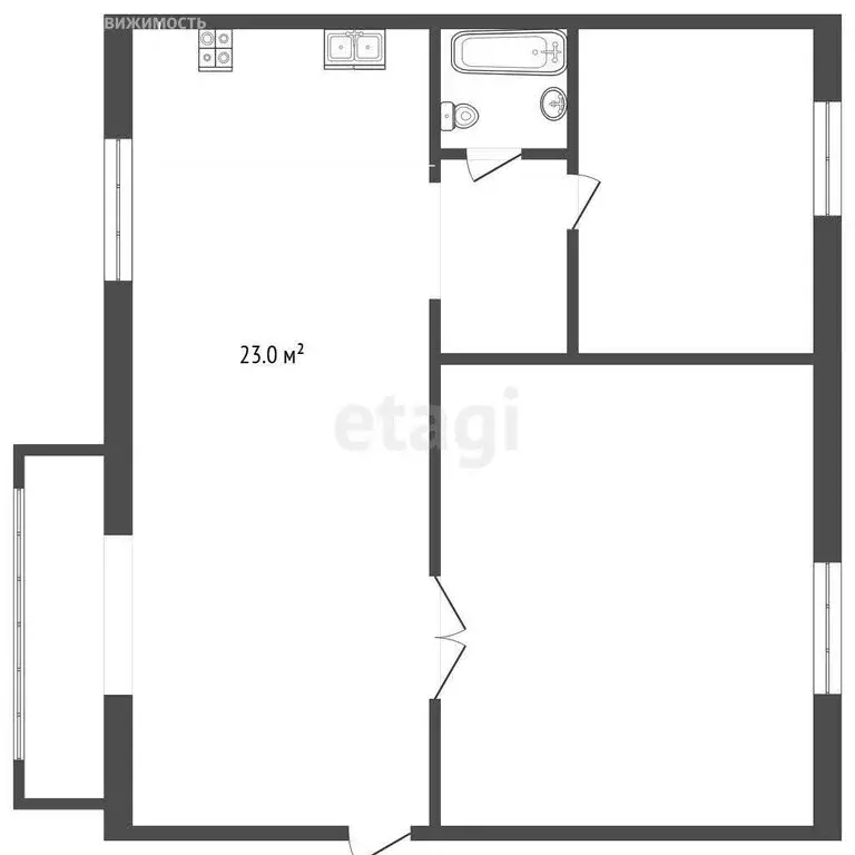 3-комнатная квартира: Тюмень, улица Беляева, 33 (75.7 м) - Фото 1