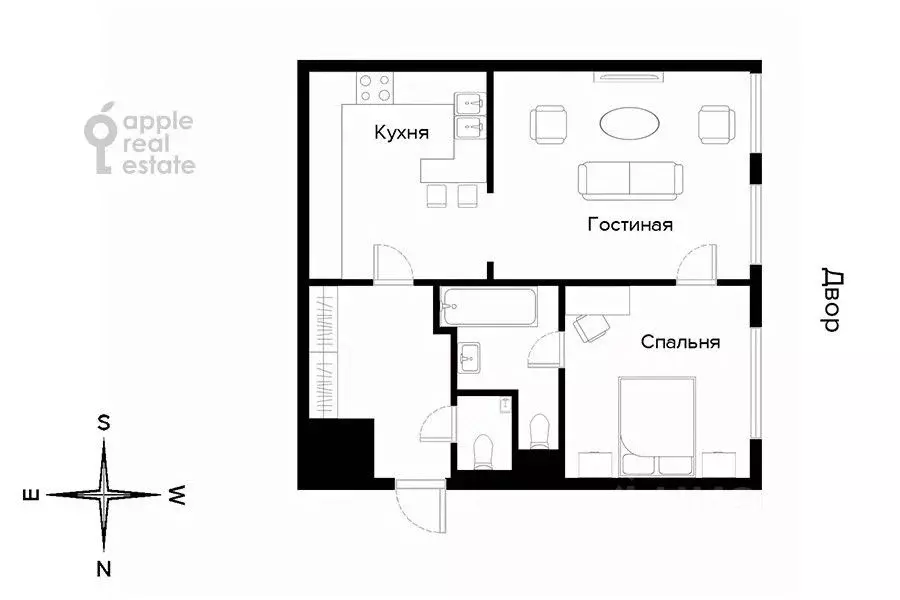 1-к кв. Москва Староконюшенный пер., 45 (70.0 м) - Фото 2