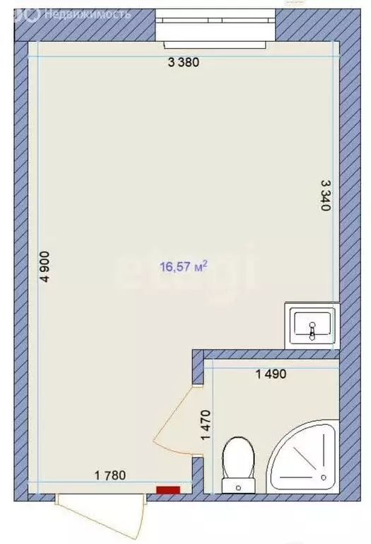 Квартира-студия: Ижевск, улица Халтурина, 135 (24.1 м) - Фото 1