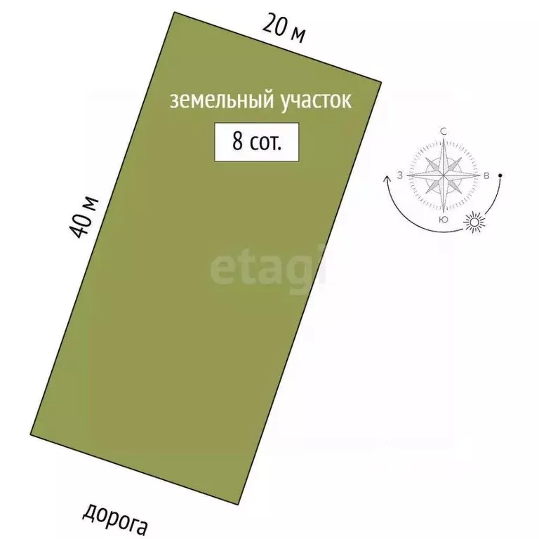 Участок в Башкортостан, Стерлитамакский район, Казадаевский сельсовет, ... - Фото 1