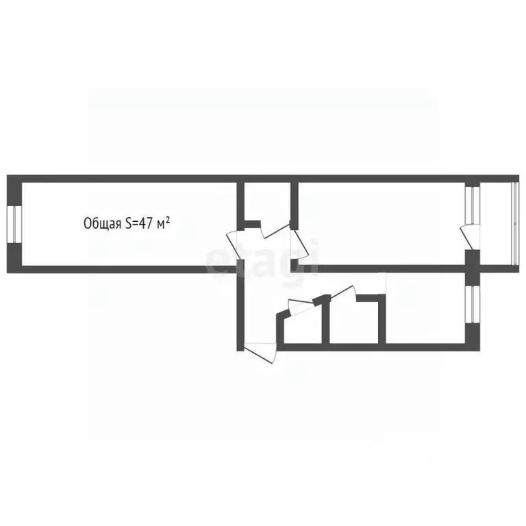 2-к кв. Кемеровская область, Полысаево г. Ленинск-Кузнецкий ... - Фото 2