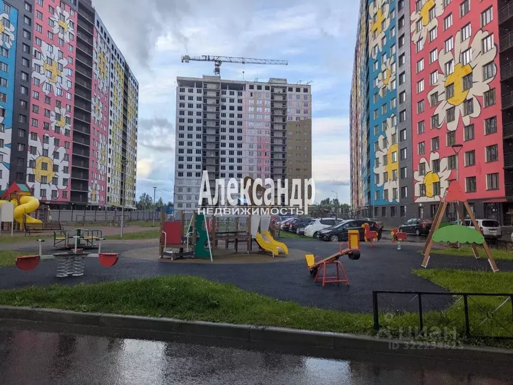 Студия Ленинградская область, Мурино Всеволожский район, ул. Шоссе в ... - Фото 1