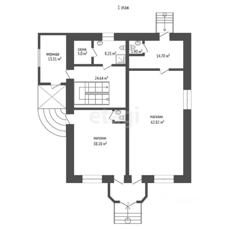 Дом в Тюменская область, с. Нижняя Тавда ул. Максима Горького (282 м) - Фото 2