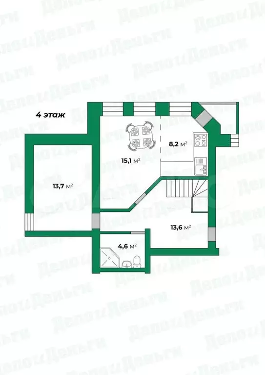 3-к. квартира, 88,1 м, 4/5 эт. - Фото 0