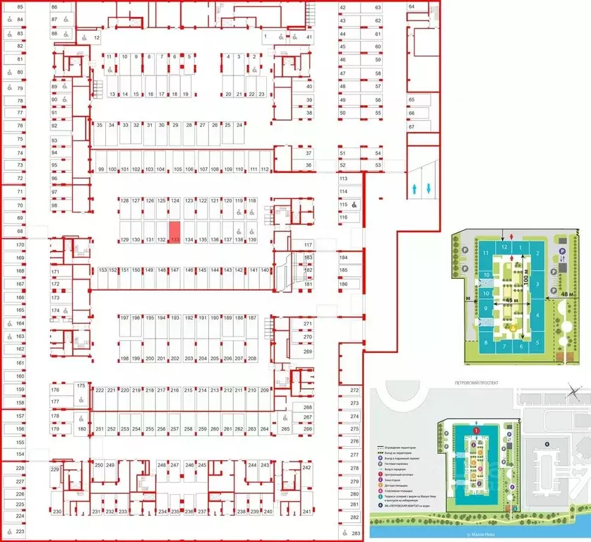 Гараж в Санкт-Петербург Петровский просп., 26к2 (18 м) - Фото 0