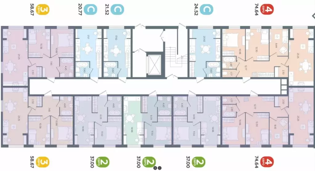 2-к кв. Тюменская область, Ялуторовск ул. Свободы, 242 (37.0 м) - Фото 1