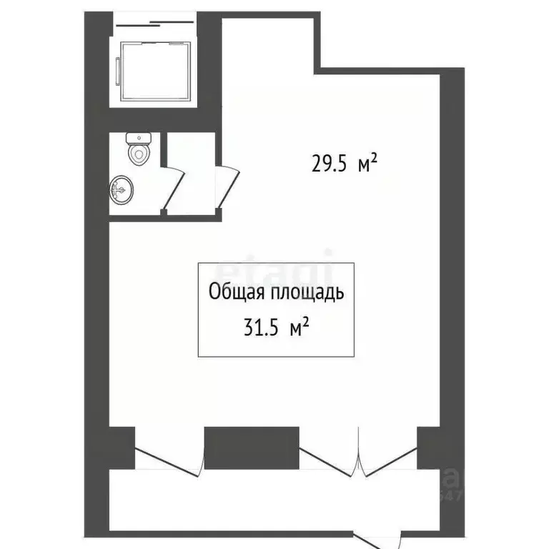 Офис в Новосибирская область, Новосибирск ул. Гоголя, 49 (32 м) - Фото 2
