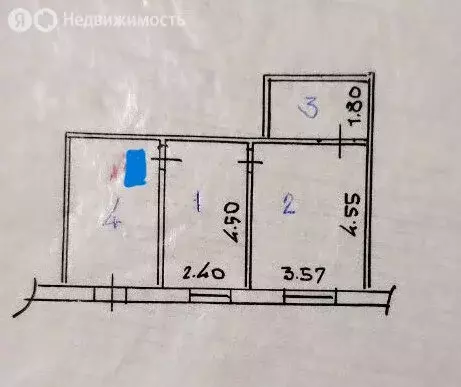 Квартира-студия: Улан-Удэ, улица Шаляпина, 8 (36.9 м) - Фото 1