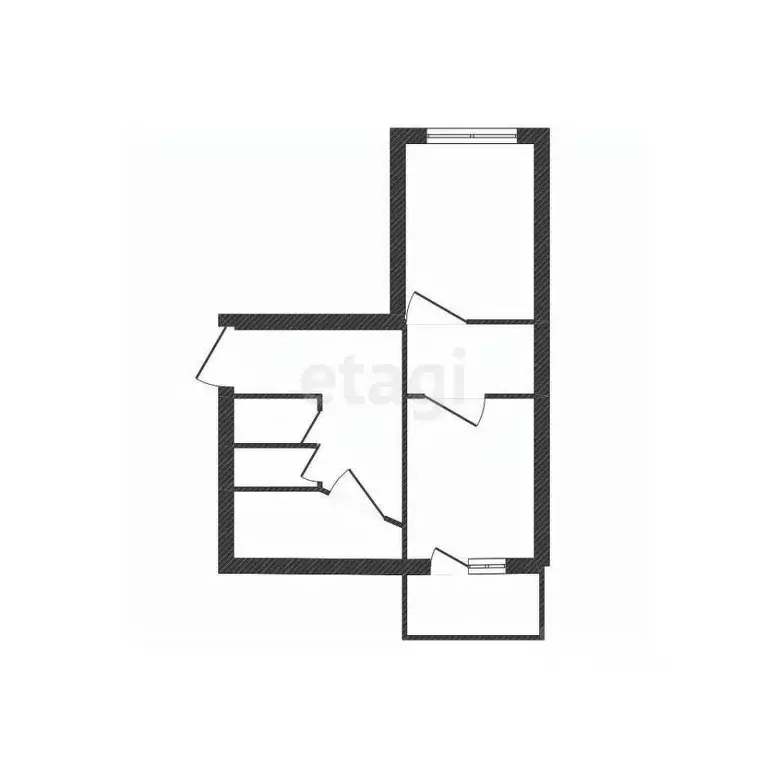 2-к кв. Белгородская область, Старый Оскол Лебединец мкр, 17 (48.0 м) - Фото 1