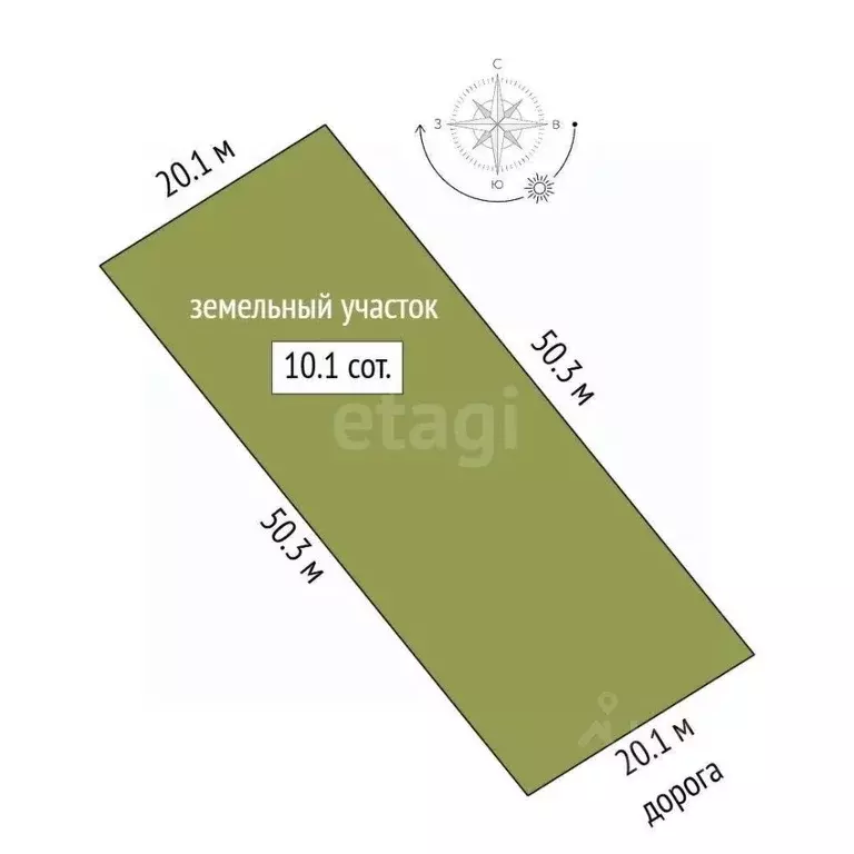 Участок в Ростовская область, Аксайский район, Старочеркасское с/пос ... - Фото 1