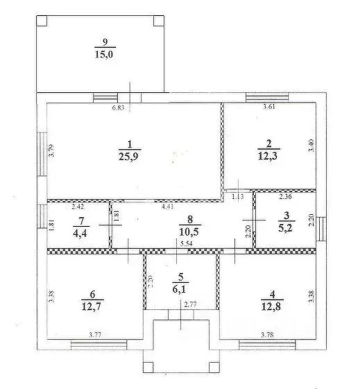 Дом в Белгородская область, Белгородский район, Разумное рп ул. ... - Фото 2
