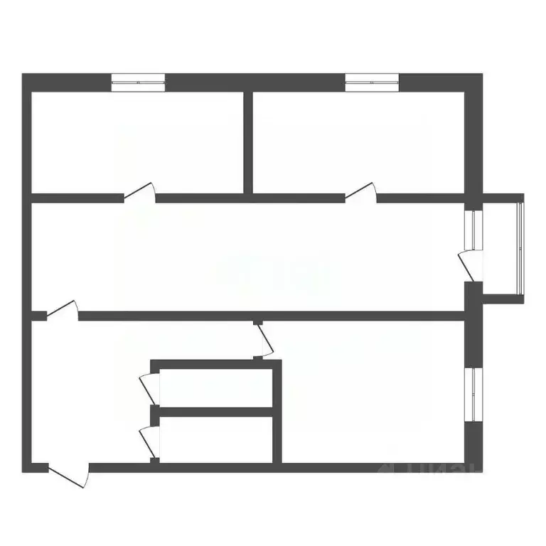 3-к кв. Амурская область, Благовещенск ул. Ленина, 12/2 (52.0 м) - Фото 1