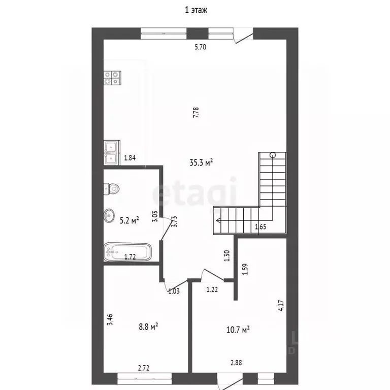 Таунхаус в Калининградская область, Гурьевск ул. 50-летия Победы, 42 ... - Фото 2