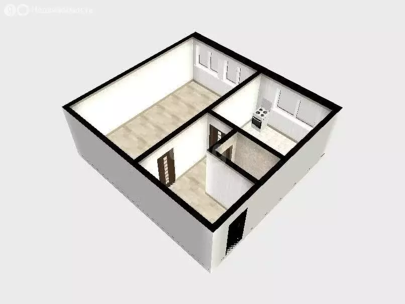 1-комнатная квартира: Муром, улица Лакина, 88 (30.6 м) - Фото 1