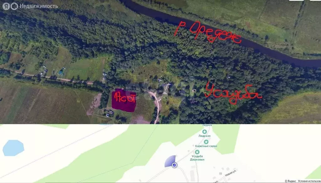 Участок в Ям-Тёсовское сельское поселение, деревня Надбелье, Новая ... - Фото 1