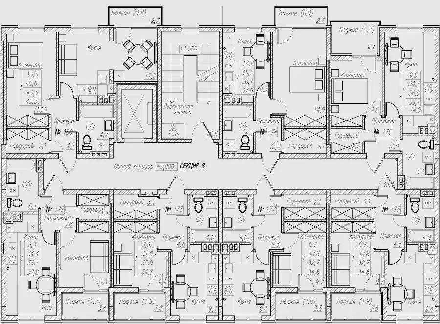 1-к кв. Калининградская область, Пионерский  (36.1 м) - Фото 2