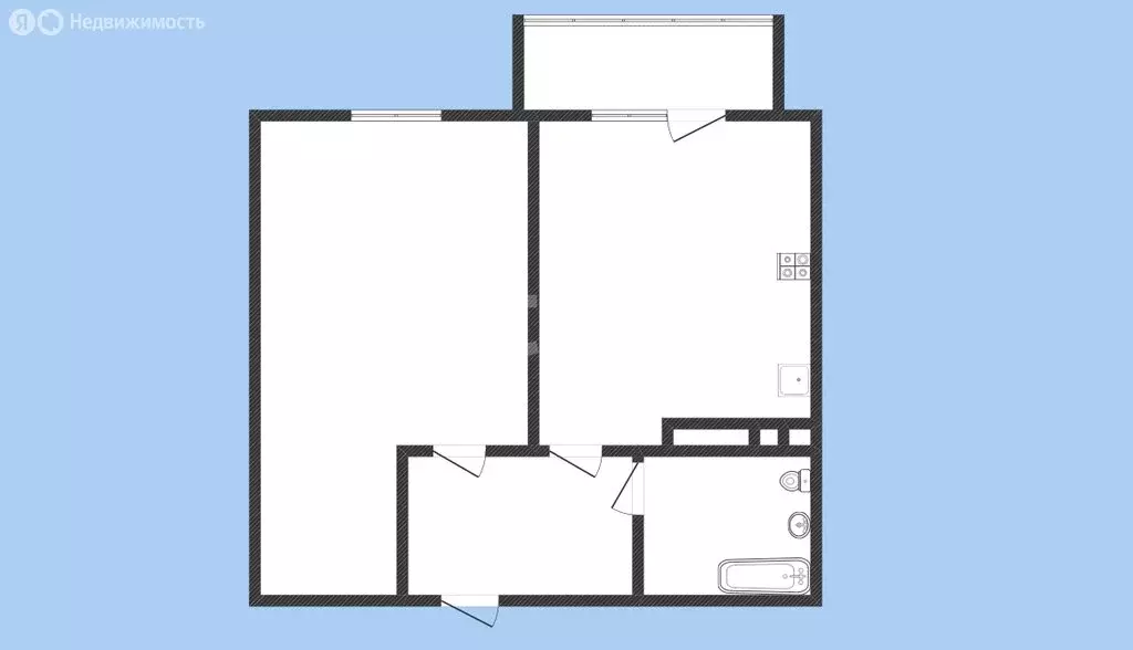 1-комнатная квартира: Черкесск, Международная улица, 56 (48.03 м) - Фото 1