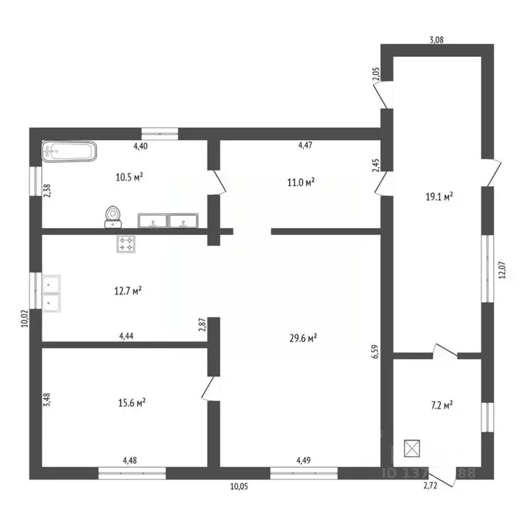 Дом в Амурская область, Благовещенский район, с. Марково Набережная ... - Фото 1