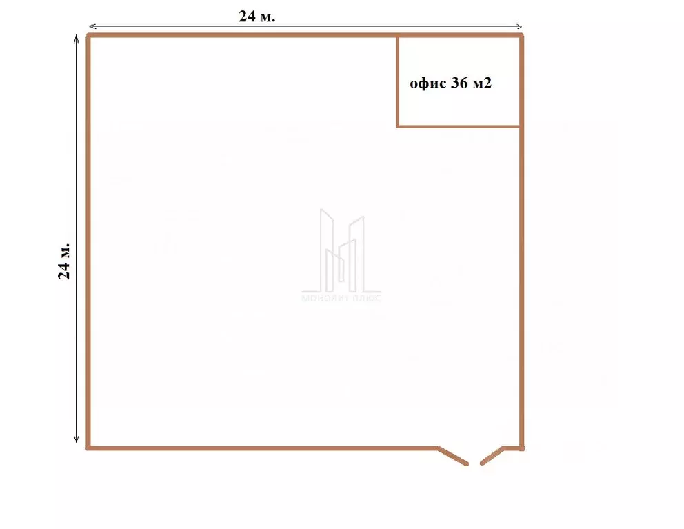 Склад в Санкт-Петербург просп. Александровской фермы, 29К7 (580 м) - Фото 2