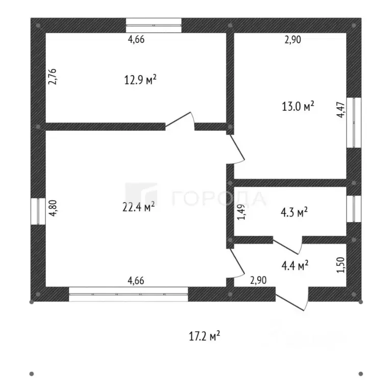 Дом в Кемеровская область, Новокузнецкий муниципальный округ, с. ... - Фото 2