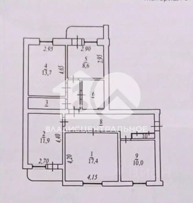 4-к кв. Новосибирская область, Бердск ул. Ленина, 10/2 (83.0 м) - Фото 1