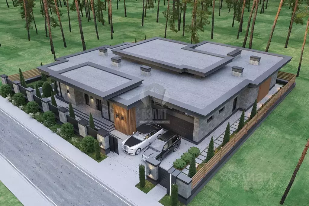 Дом в Москва д. Бурцево, Лесная Слобода кп, пер. Малый Бурцевский (450 ... - Фото 1