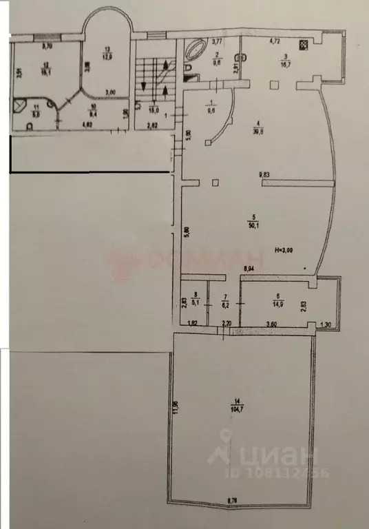 5-к кв. Ростовская область, Ростов-на-Дону ул. Варфоломеева, 243Бк1 ... - Фото 2