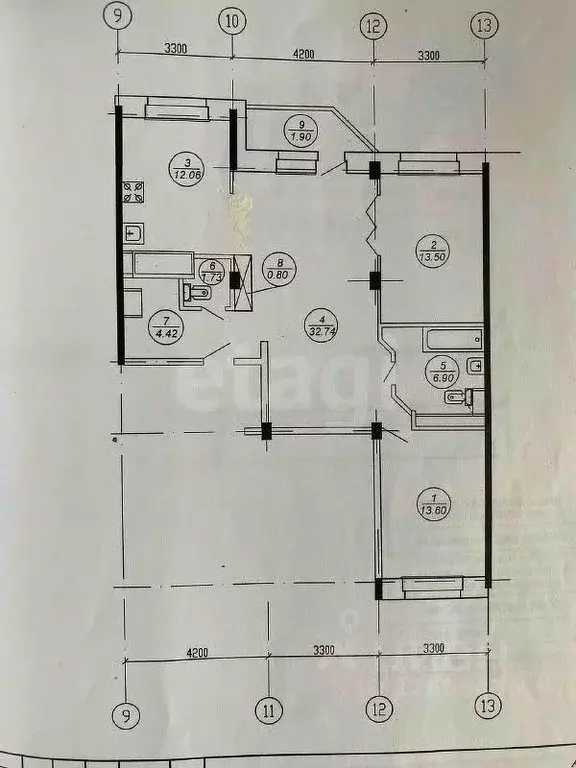 3-к кв. Московская область, Люберцы ул. Кирова, 1 (86.5 м) - Фото 1