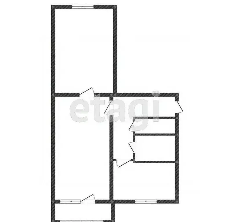 2-к кв. Вологодская область, Сокол пер. Островского, 38 (44.0 м) - Фото 1