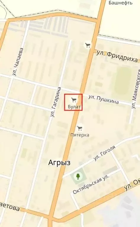 Торговая площадь в Татарстан, Агрыз ул. Карла Маркса, 6А (250 м) - Фото 1