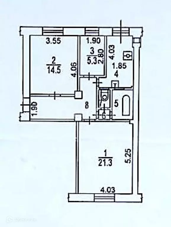 Продаётся 3-к квартира, 65.2 м - Фото 0