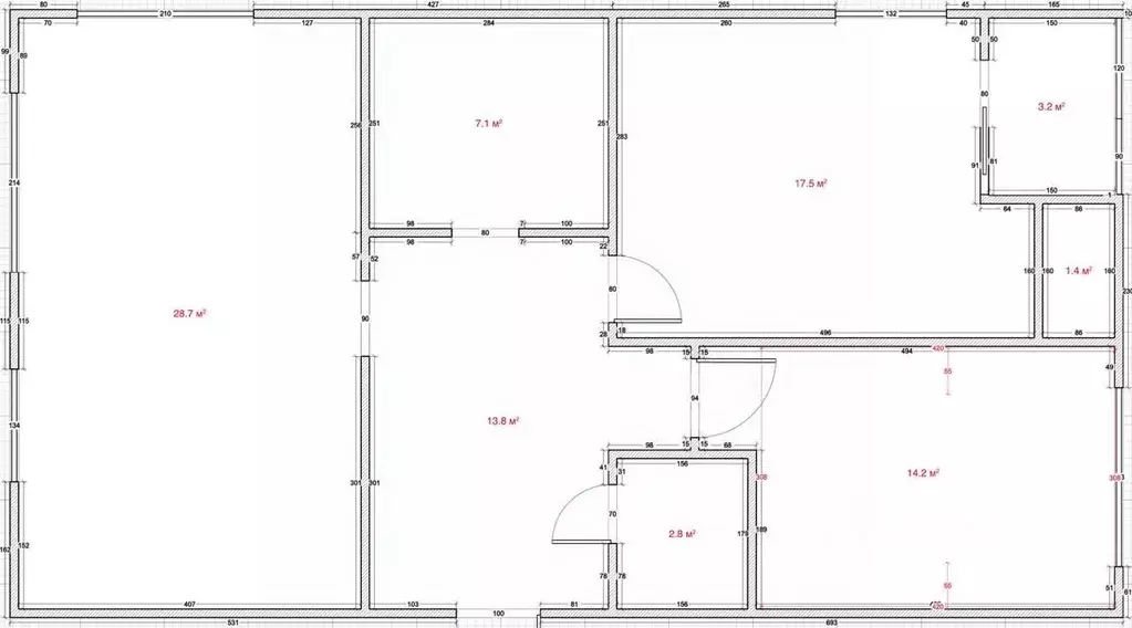3-к кв. Москва Мантулинская ул., 9к4 (90.0 м) - Фото 2