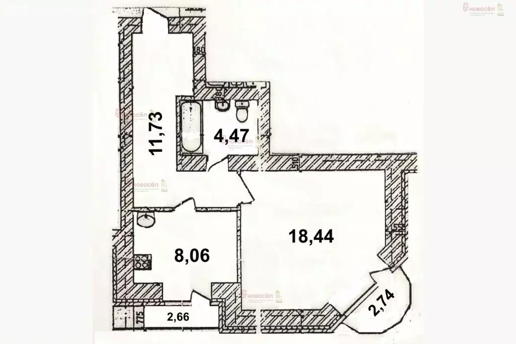 1-комнатная квартира: Екатеринбург, Таватуйская улица, 8 (43 м) - Фото 0