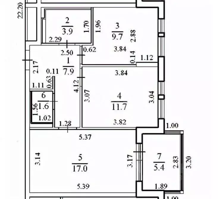 2-к кв. Краснодарский край, Новороссийск ул. Мурата Ахеджака, 5 (51.8 ... - Фото 2